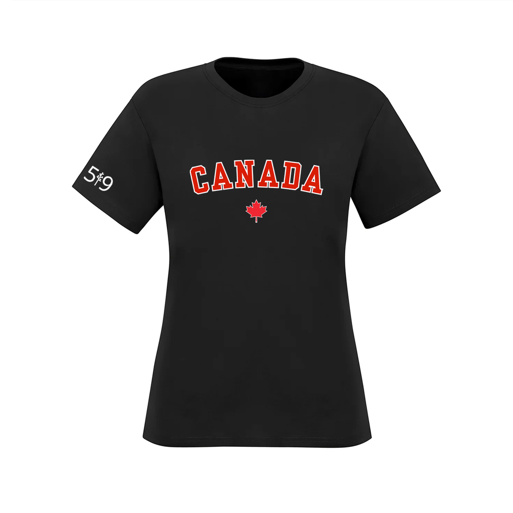 T-SHIRT VARSITY DU CANADA (FEMME)