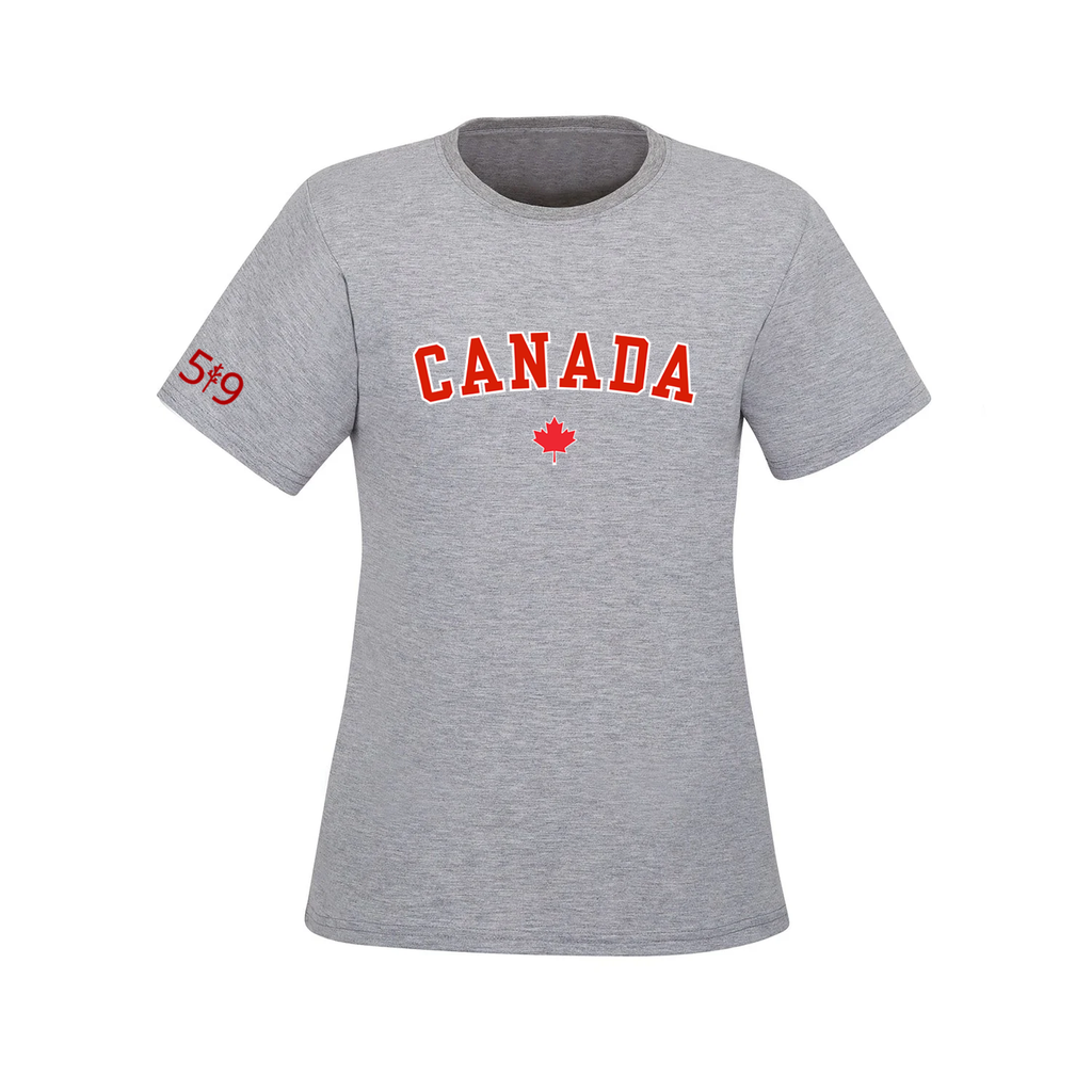T-SHIRT VARSITY DU CANADA (FEMME)