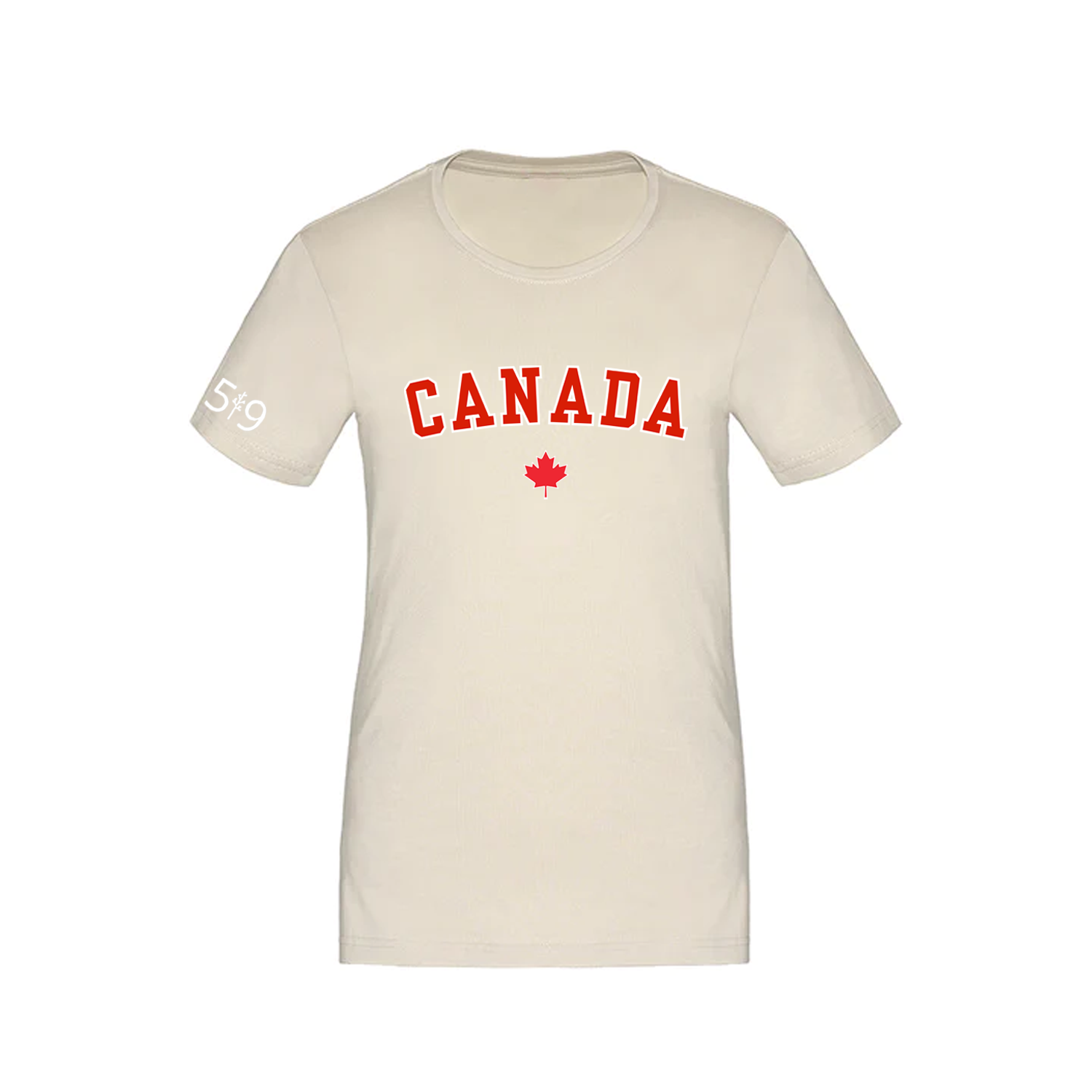 T-SHIRT VARSITY DU CANADA (FEMME)