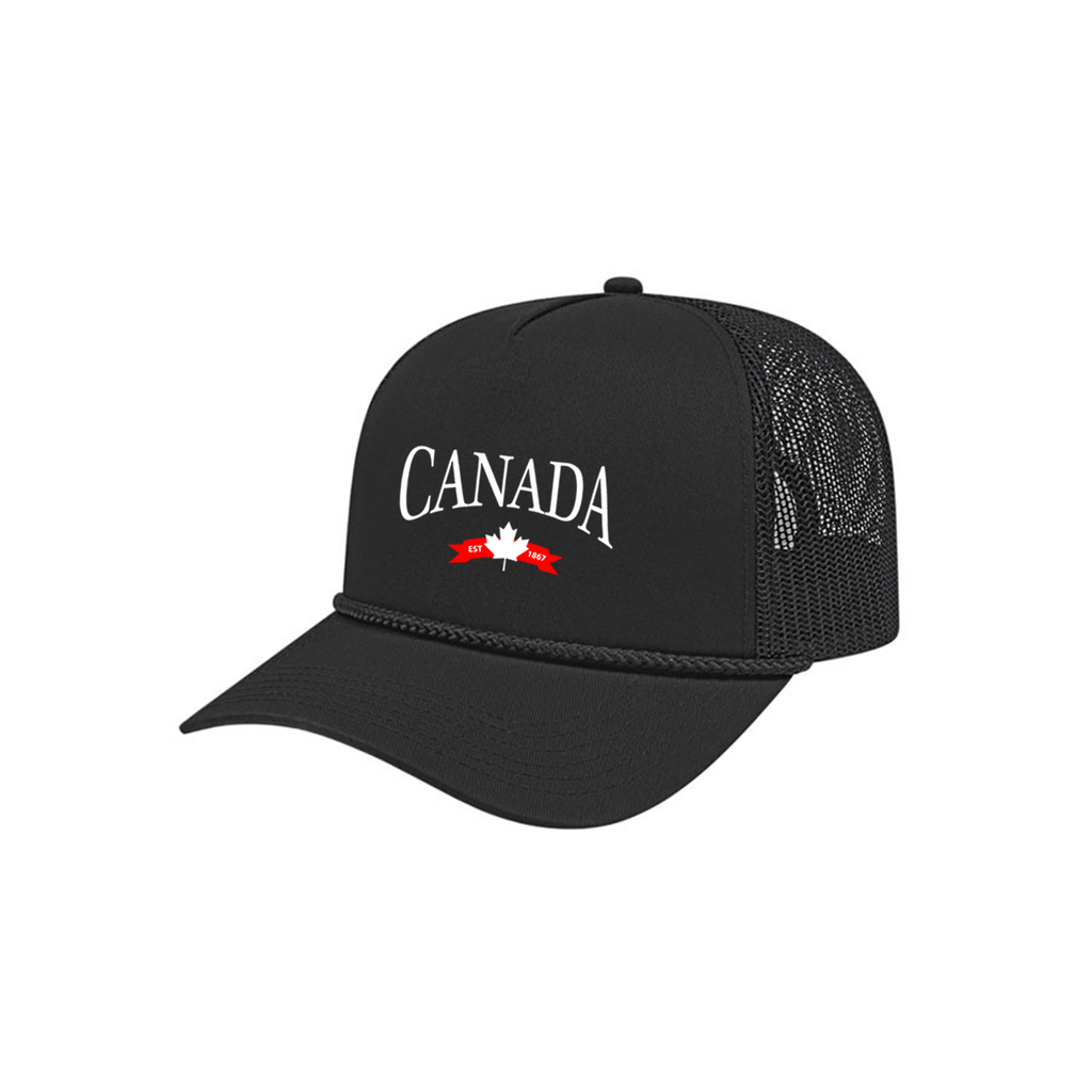 CASQUETTE DE CAMIONNEUR À CORDE BRODÉE DE L'ÉQUIPE VARSITY DU CANADA