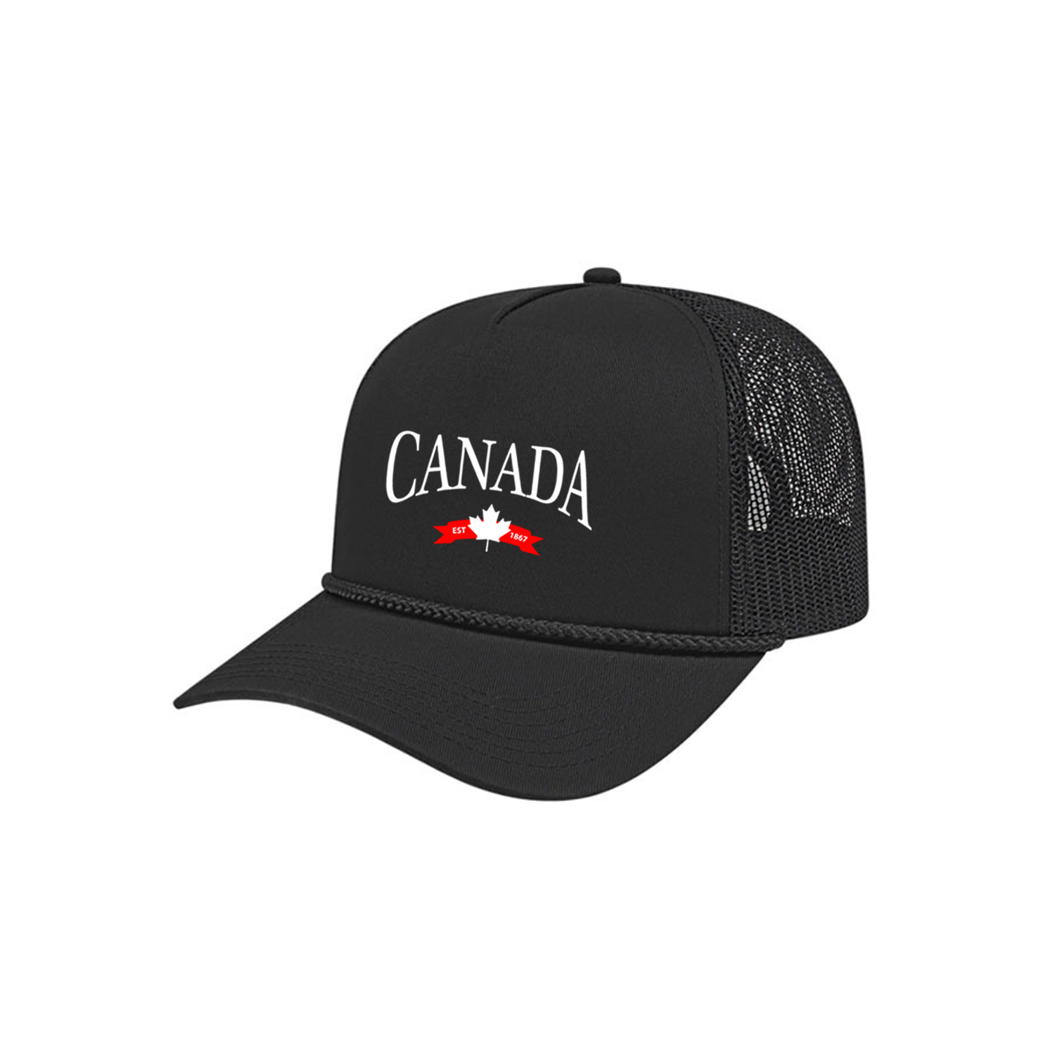 CASQUETTE DE CAMIONNEUR À CORDE BRODÉE DE L'ÉQUIPE VARSITY DU CANADA