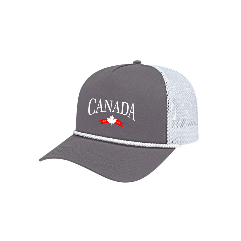 CASQUETTE DE CAMIONNEUR À CORDE BRODÉE DE L'ÉQUIPE VARSITY DU CANADA