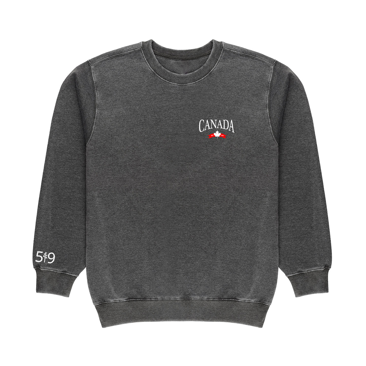 T-SHIRT VINTAGE BRODÉ VARSITY DU CANADA (UNISEXE)