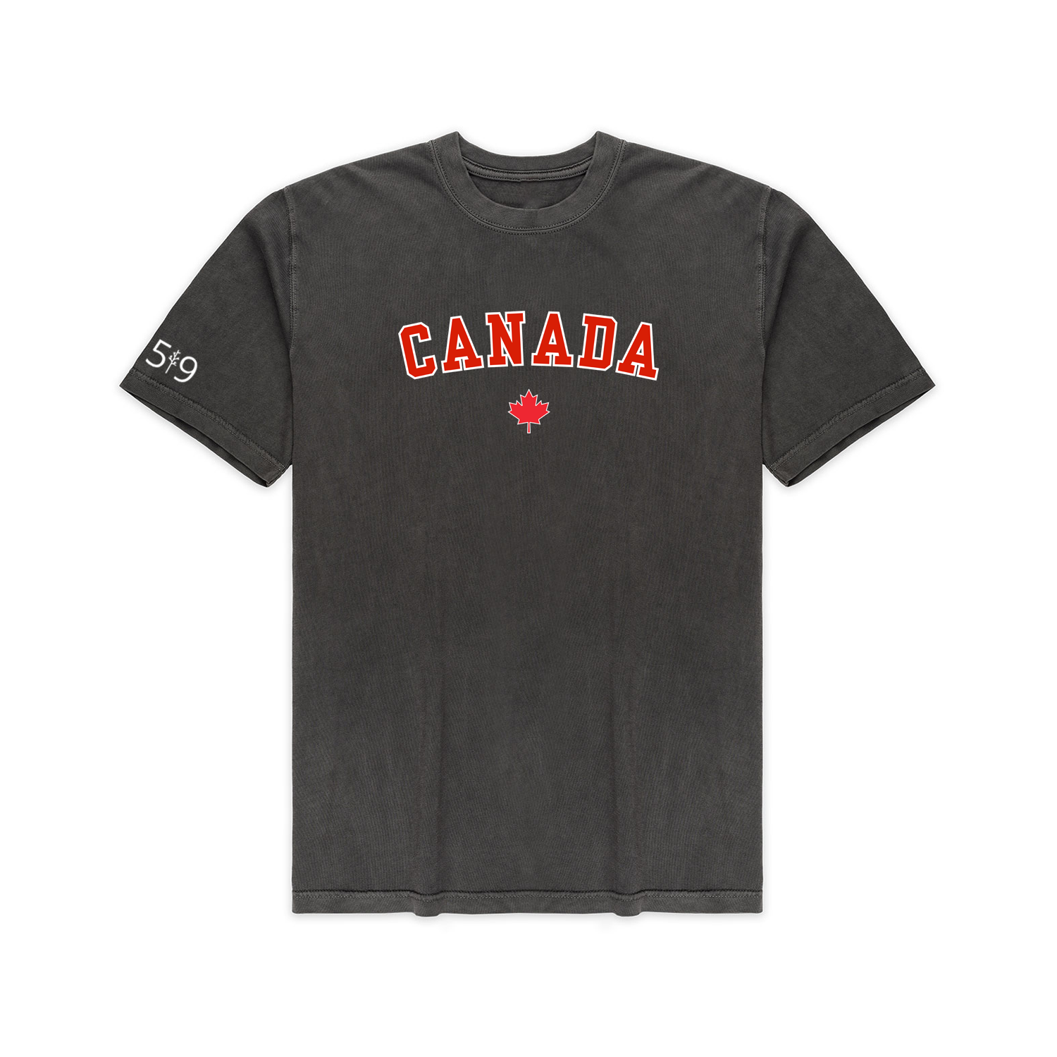 T-SHIRT VINTAGE VARSITY DU CANADA (UNISEXE)