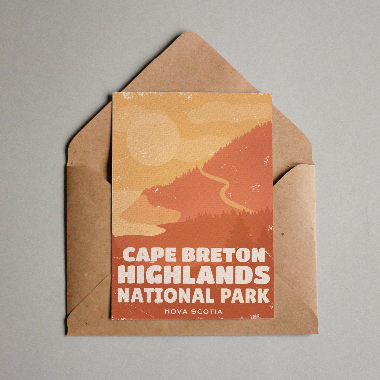 Cape Breton Highlands National Park of Canada Postcard