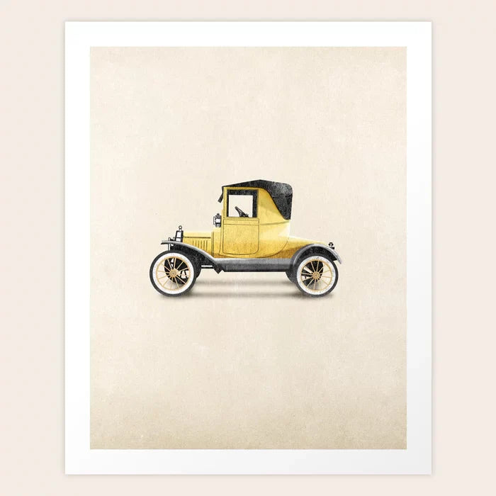 Impression d'art de véhicule classique de voiture