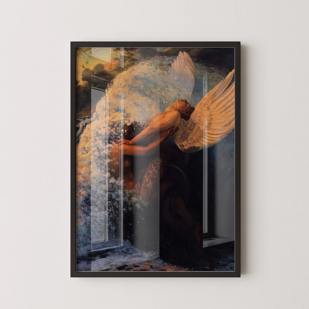 Carlos Schwabe « Rate Versus Idéal » Impression Giclée : Art Symboliste