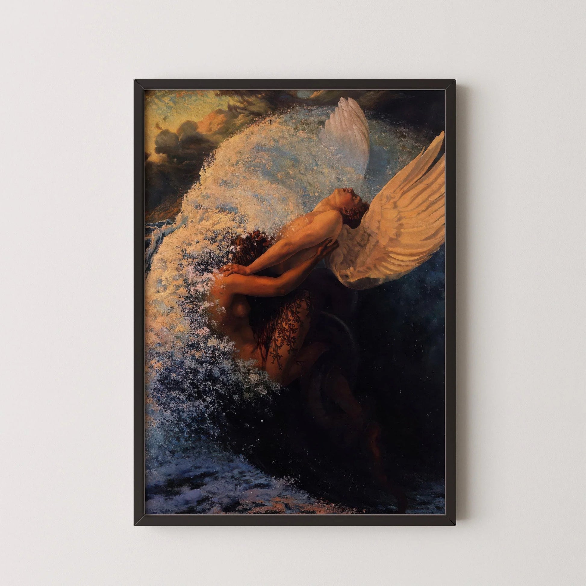 Carlos Schwabe « Rate Versus Idéal » Impression Giclée : Art Symboliste