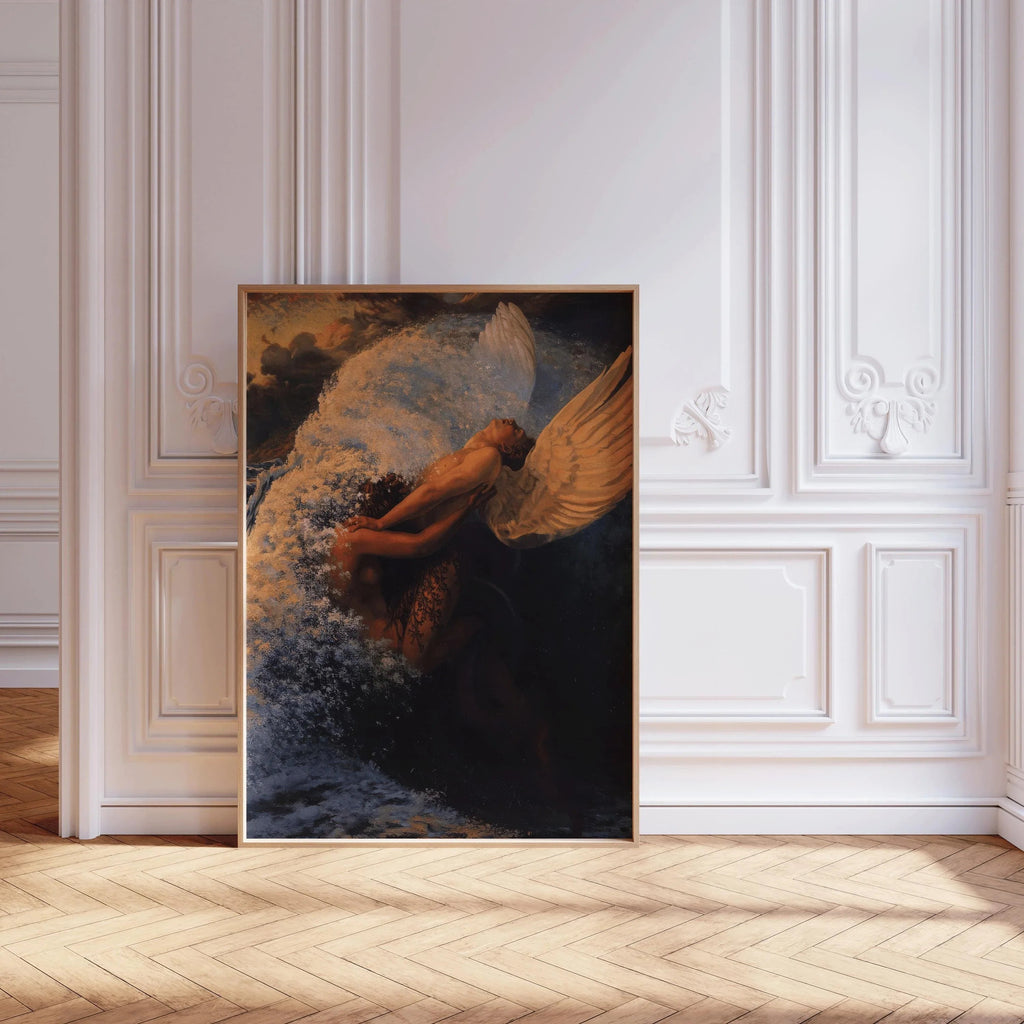 Carlos Schwabe « Rate Versus Idéal » Impression Giclée : Art Symboliste