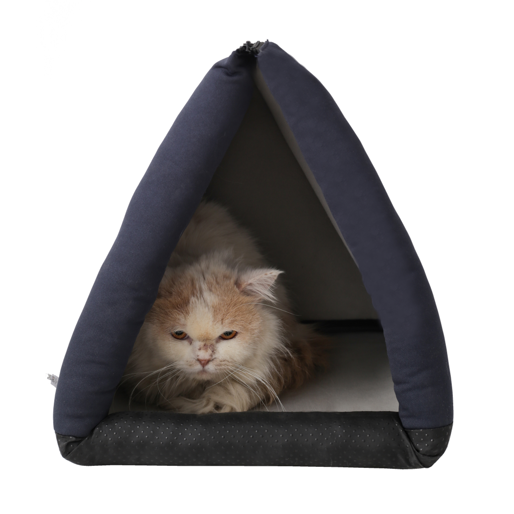 3-in-1 Pet Bed:  Cove, Tunnel & Mat, Great for Rabbits, Cats & Small Pets