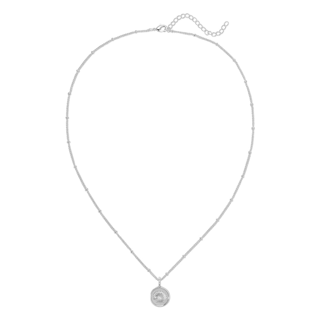Ocean Life Necklace - Silver - Shell