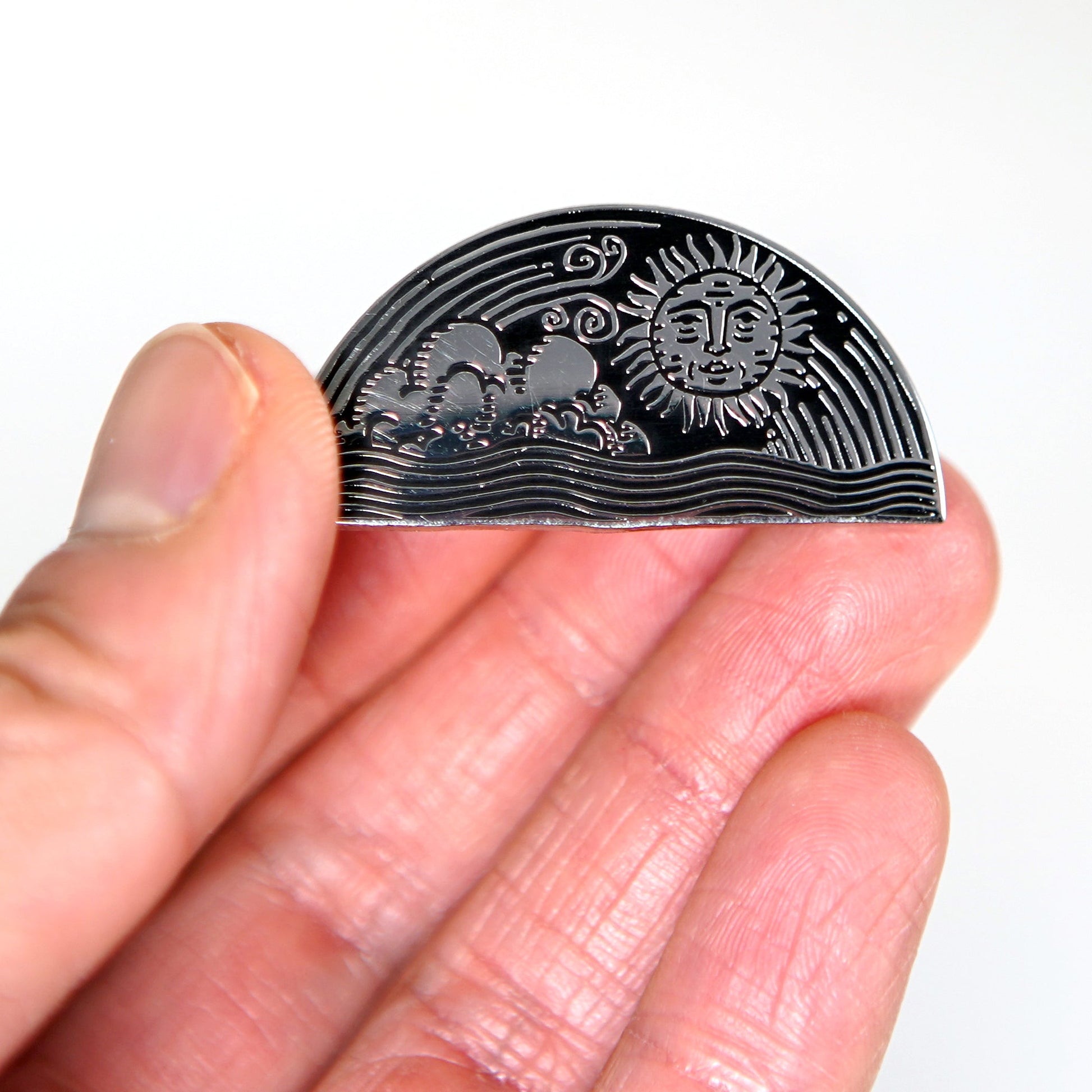 Celestial Sun Enamel Pin