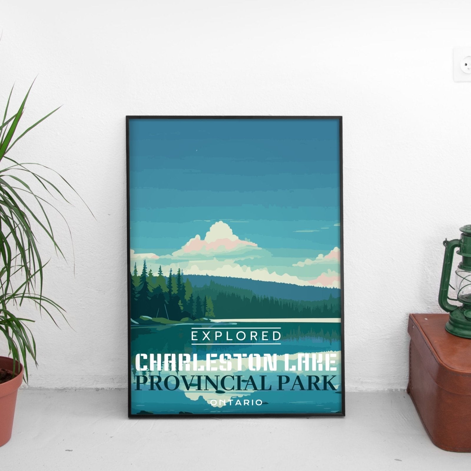 Charleston Provincial Park 'Explored' Poster, Canada Parks