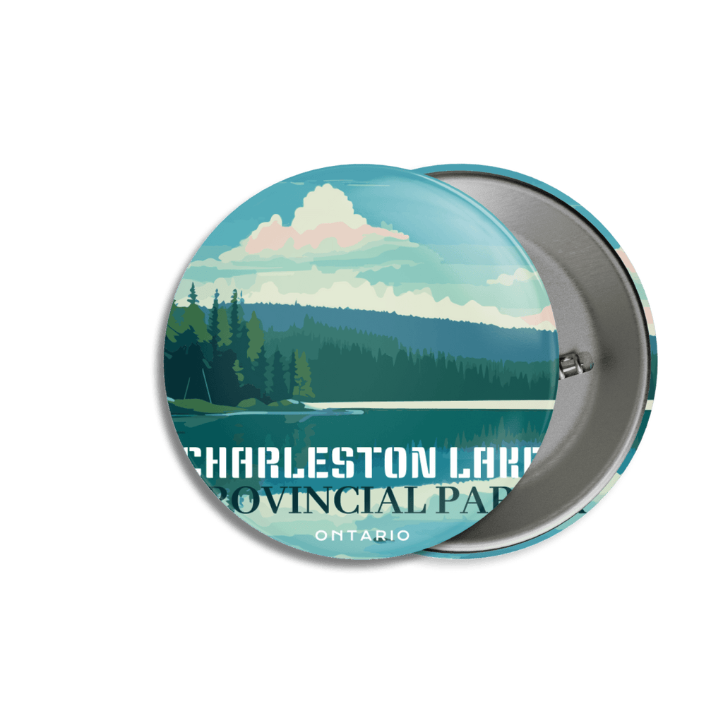 Charleston Provincial Park of Ontario Pinback Button, Canada Parks