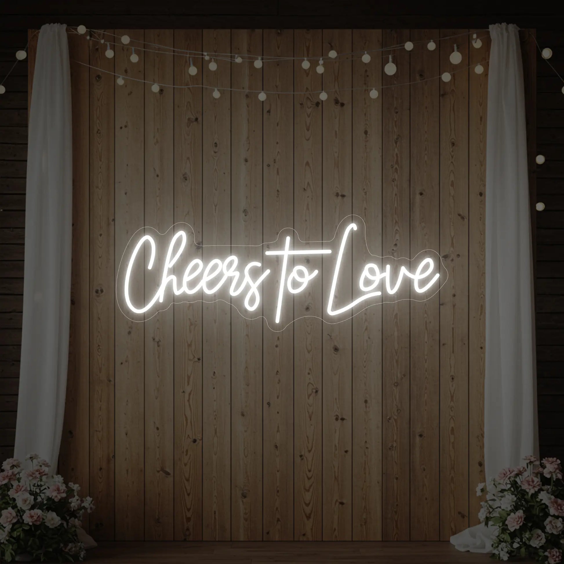 Enseigne lumineuse Cheers To Love V2