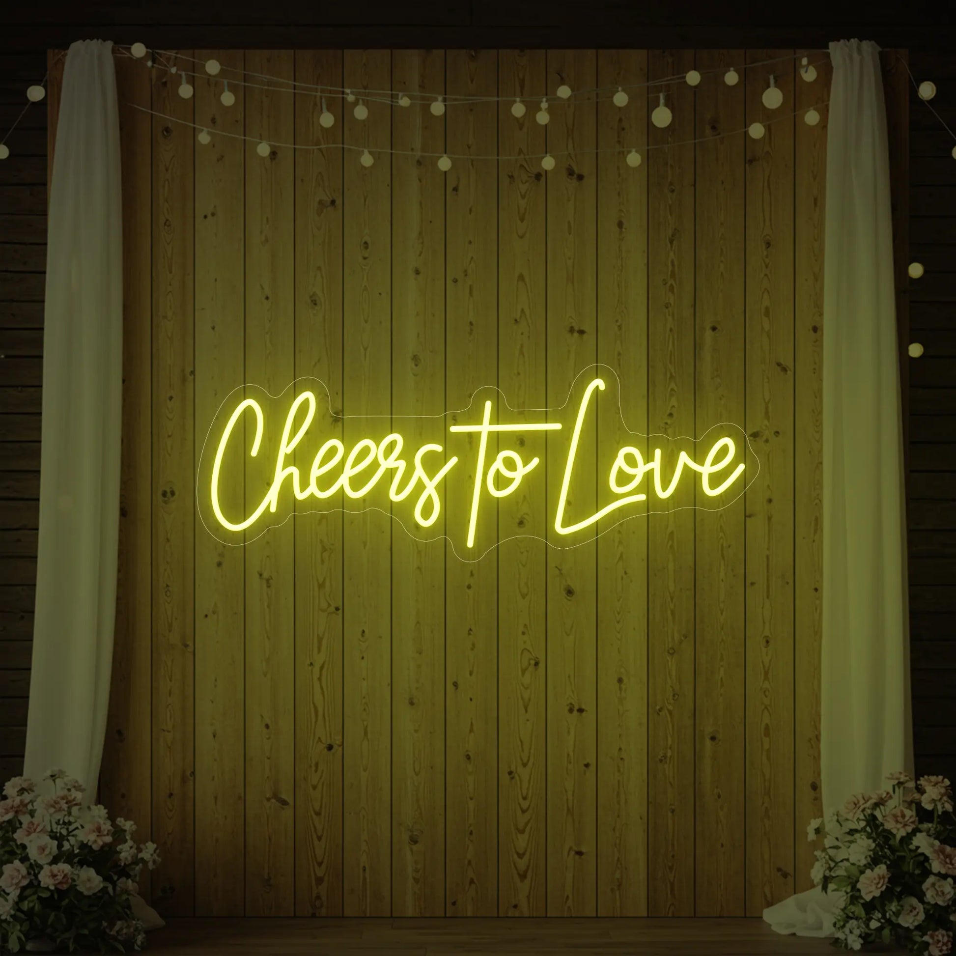Enseigne lumineuse Cheers To Love V2