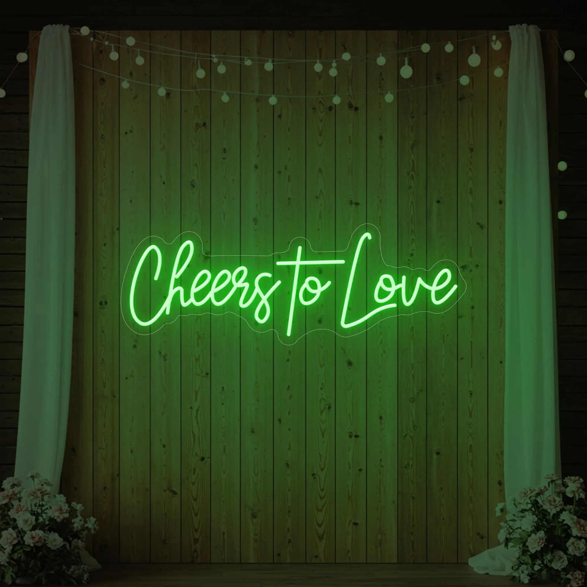 Enseigne lumineuse Cheers To Love V2