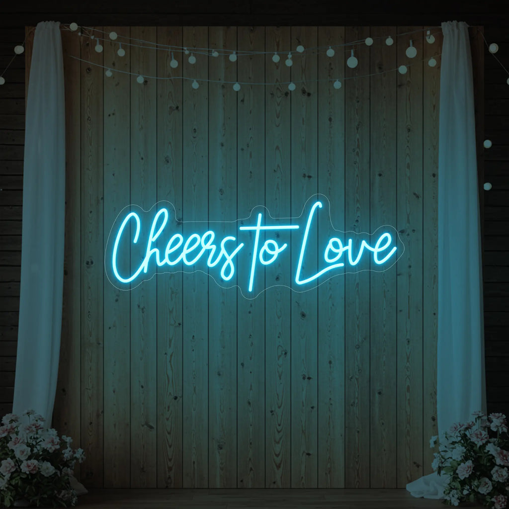 Enseigne lumineuse Cheers To Love V2
