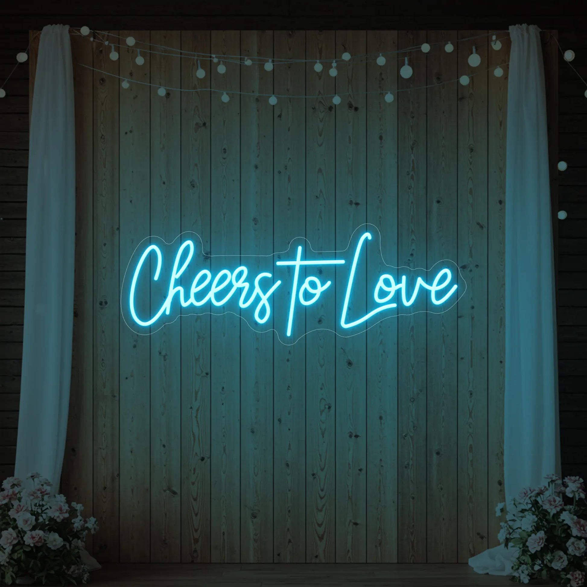Enseigne lumineuse Cheers To Love V2