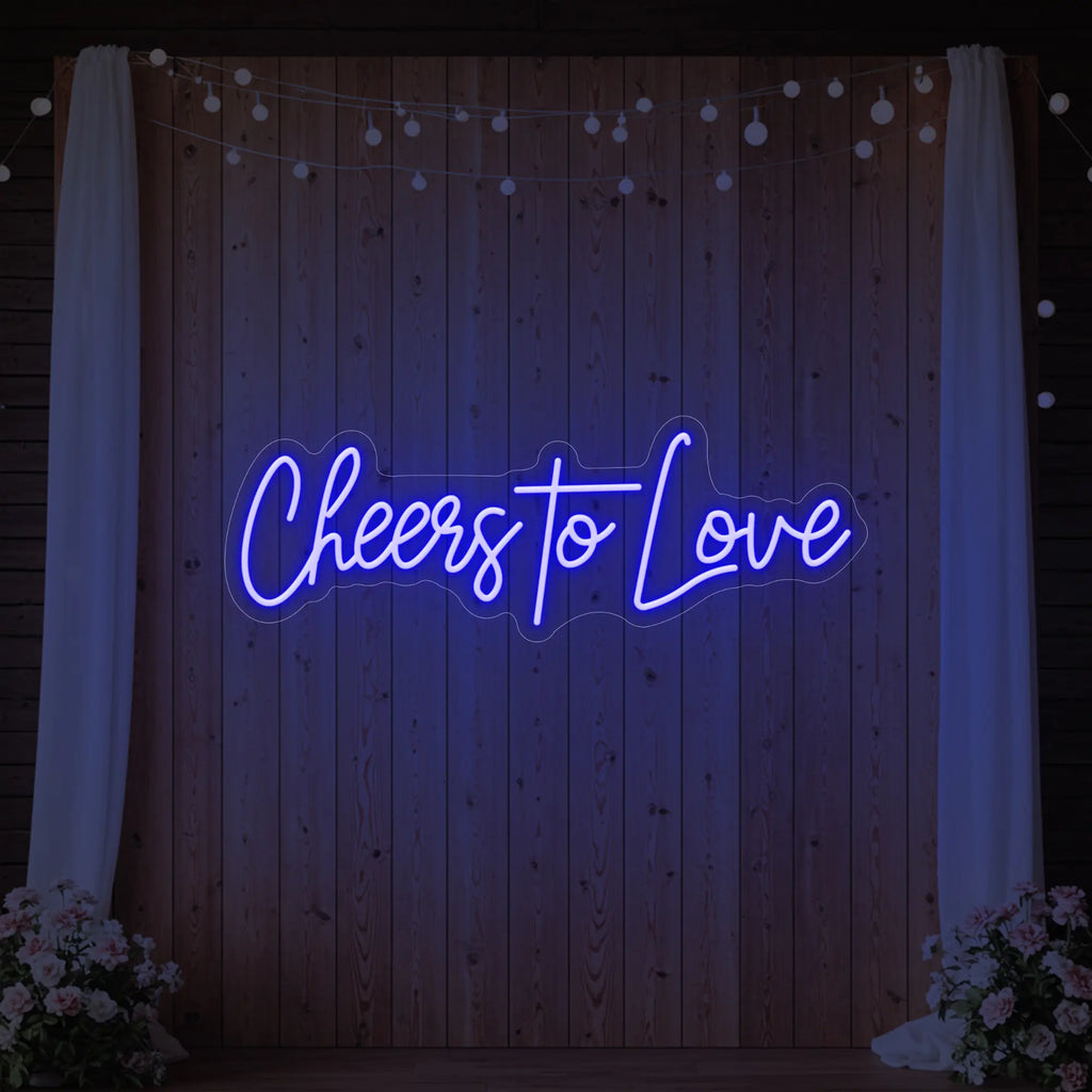 Enseigne lumineuse Cheers To Love V2