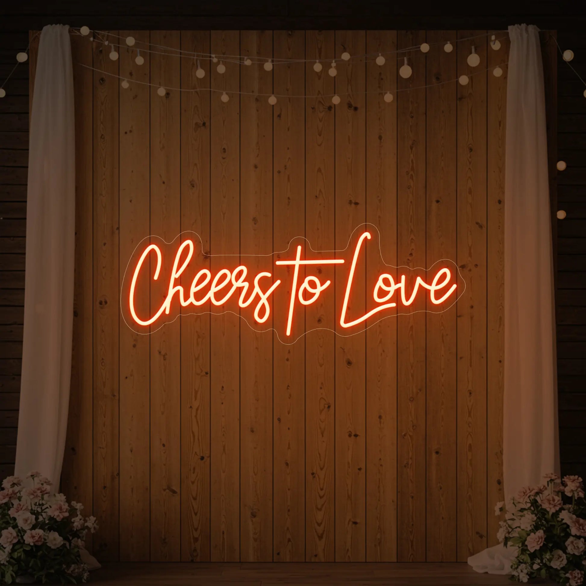 Enseigne lumineuse Cheers To Love V2