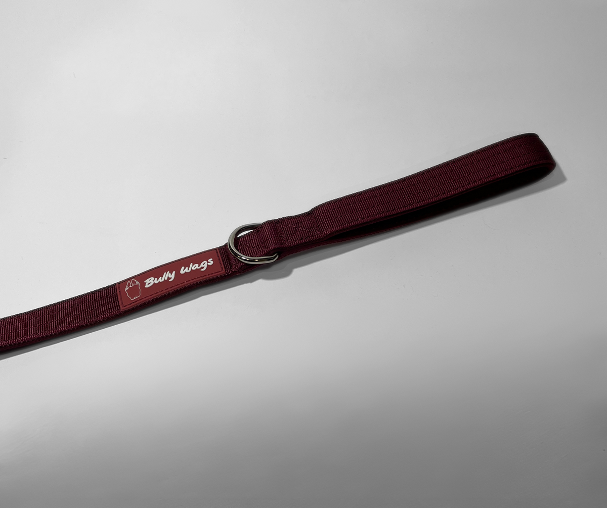 Laisse tactique pour chien - Vin cerise