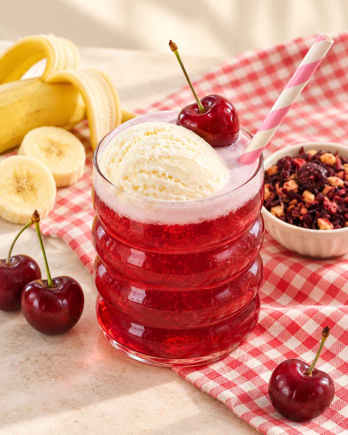 Cherry Banana Split