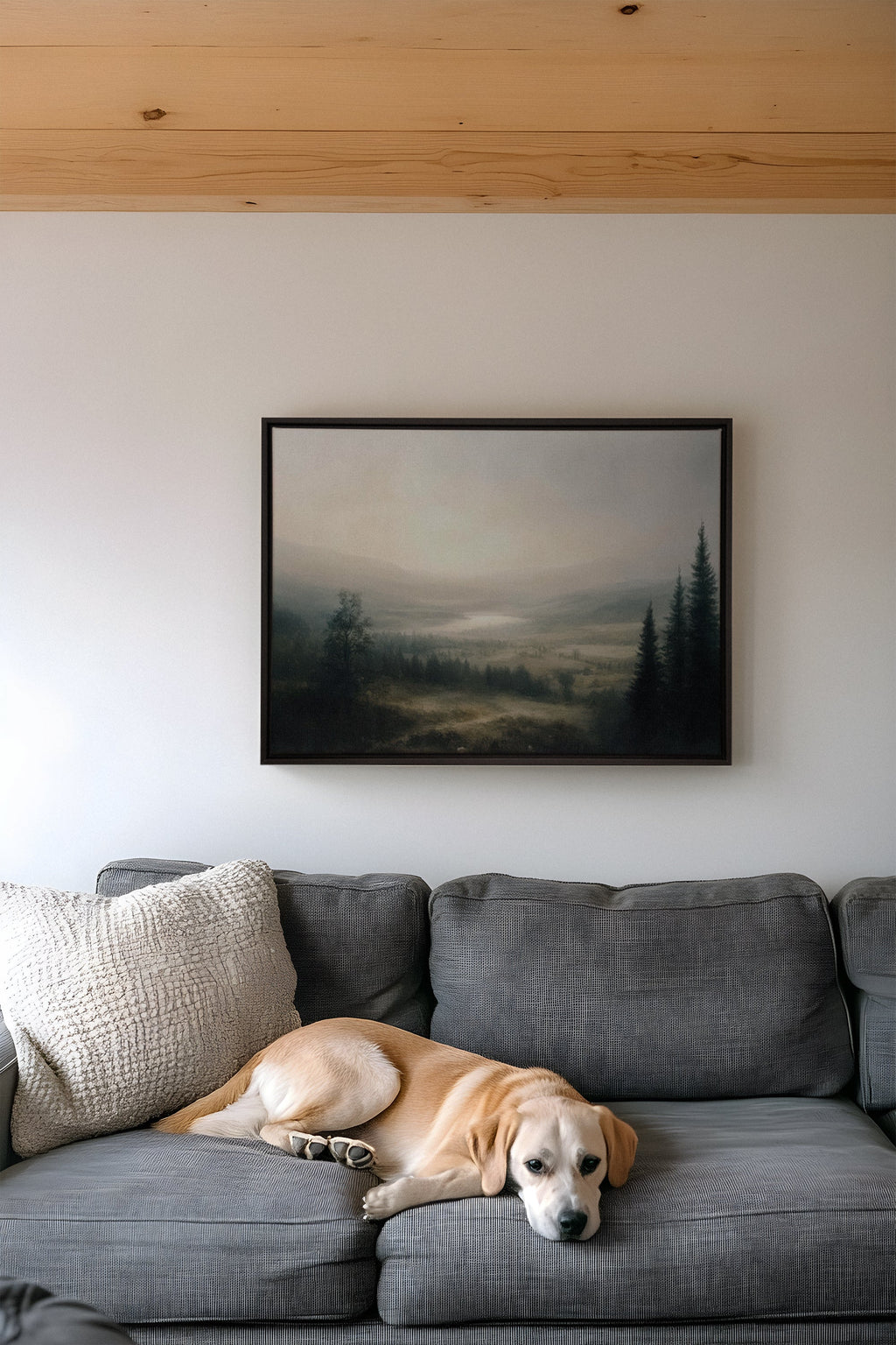 GLOW OF SILENCE, Stretched Canvas Artwork