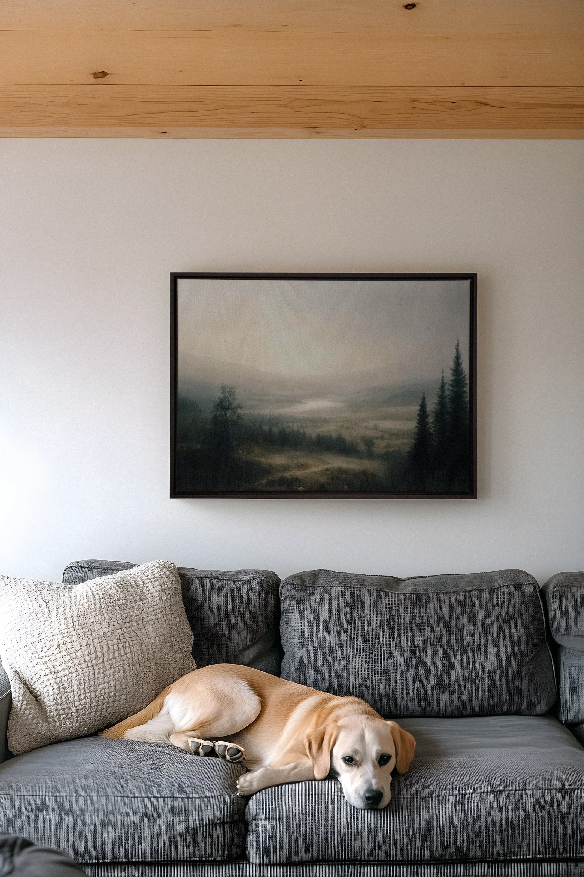 GLOW OF SILENCE, Stretched Canvas Artwork