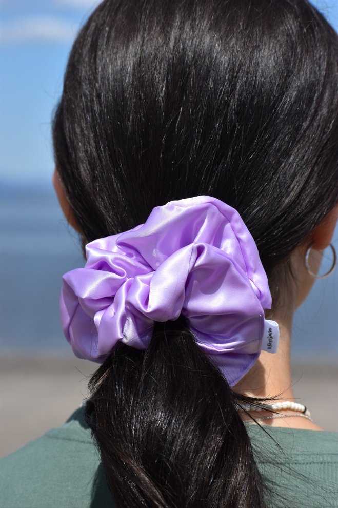 XL Hair Scrunchie - Lavender