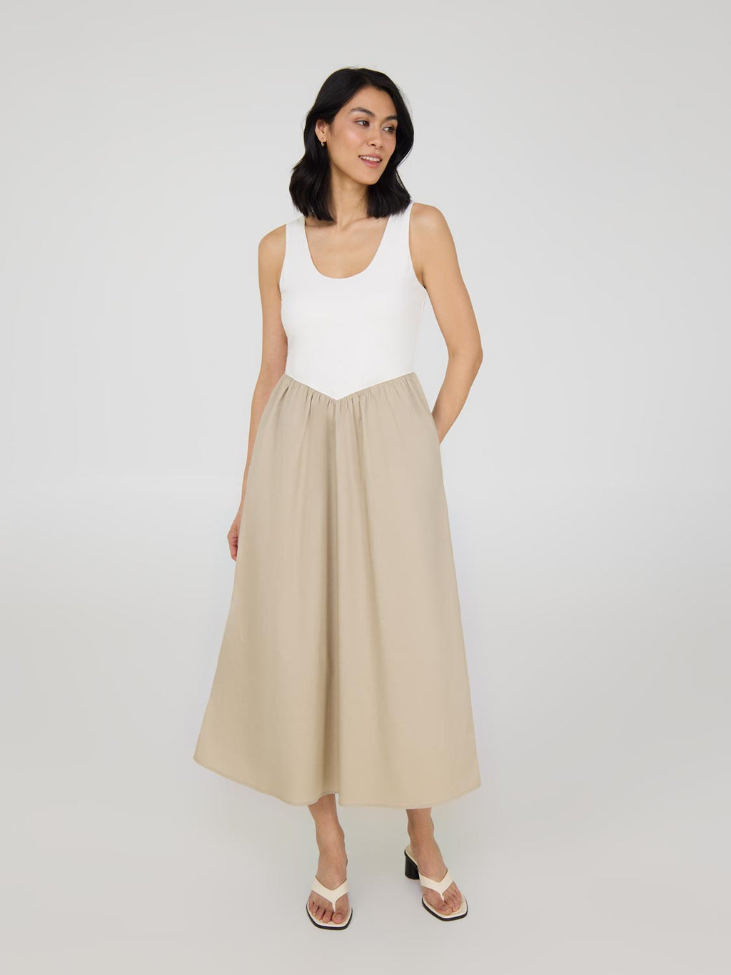 2-Fer Midi Tank Dress