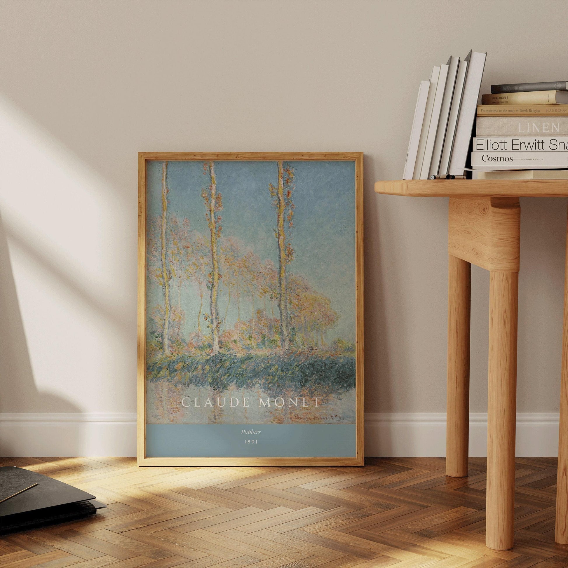 Claude Monet - Peupliers | Œuvres d'art célèbres (disponible encadrées ou non encadrées)