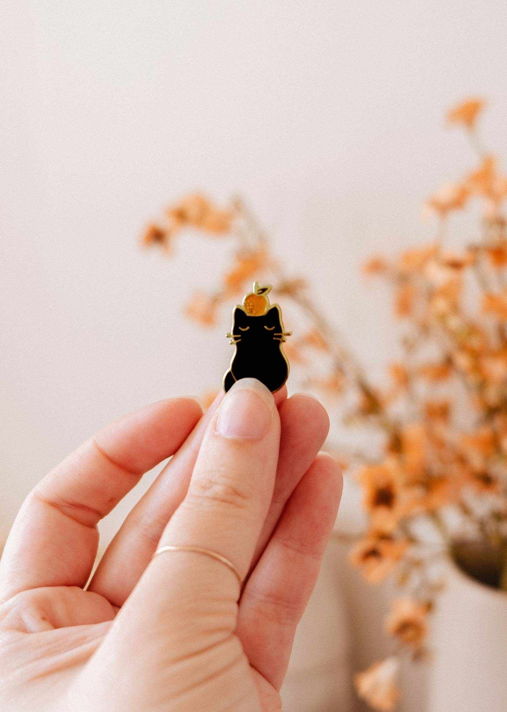 Épinglette émaillée Chat Clementine