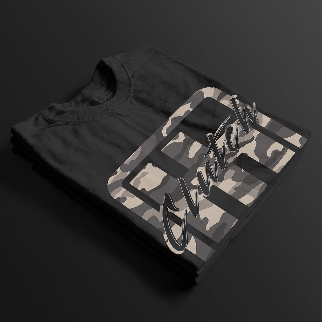 T-shirt imprimé camouflage automobile Clutch Clothing | Homme et femme (unisexe)