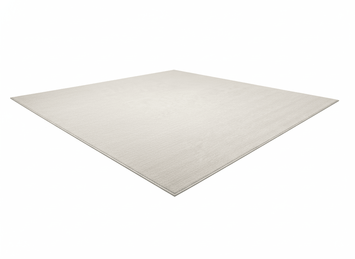 Cloud White Textured Diatom Silk Rug