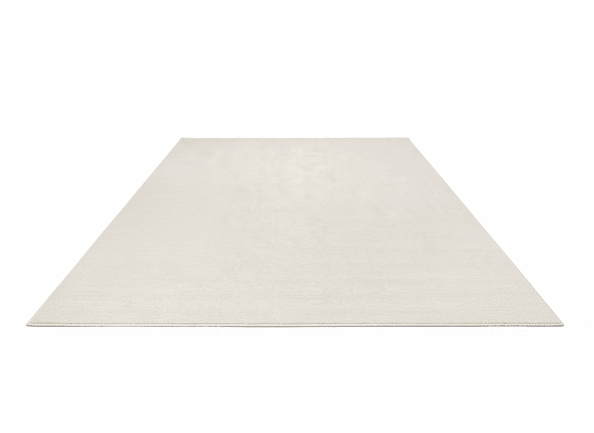 Cloud White Textured Diatom Silk Rug