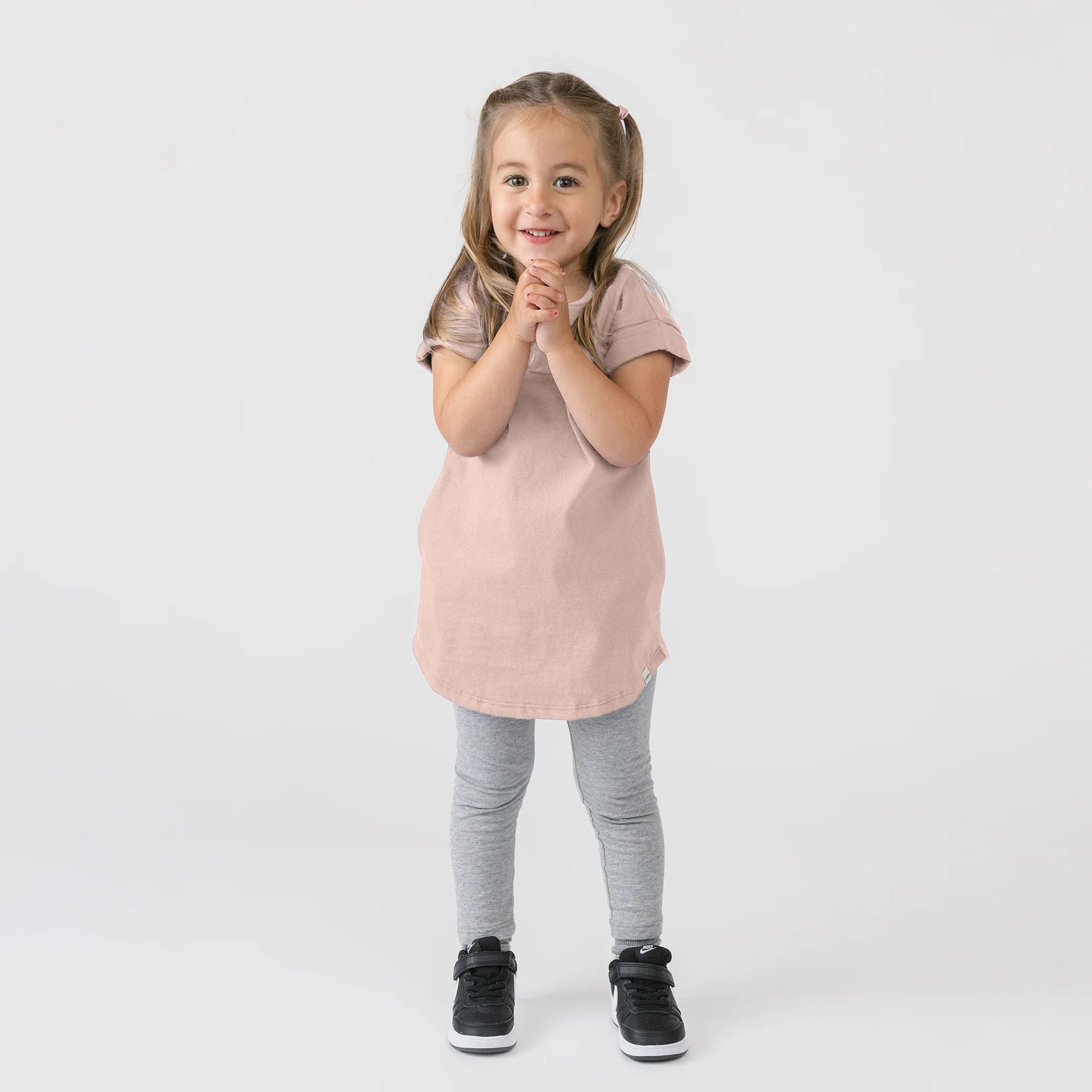 Cloud Rolled Sleeve Dress