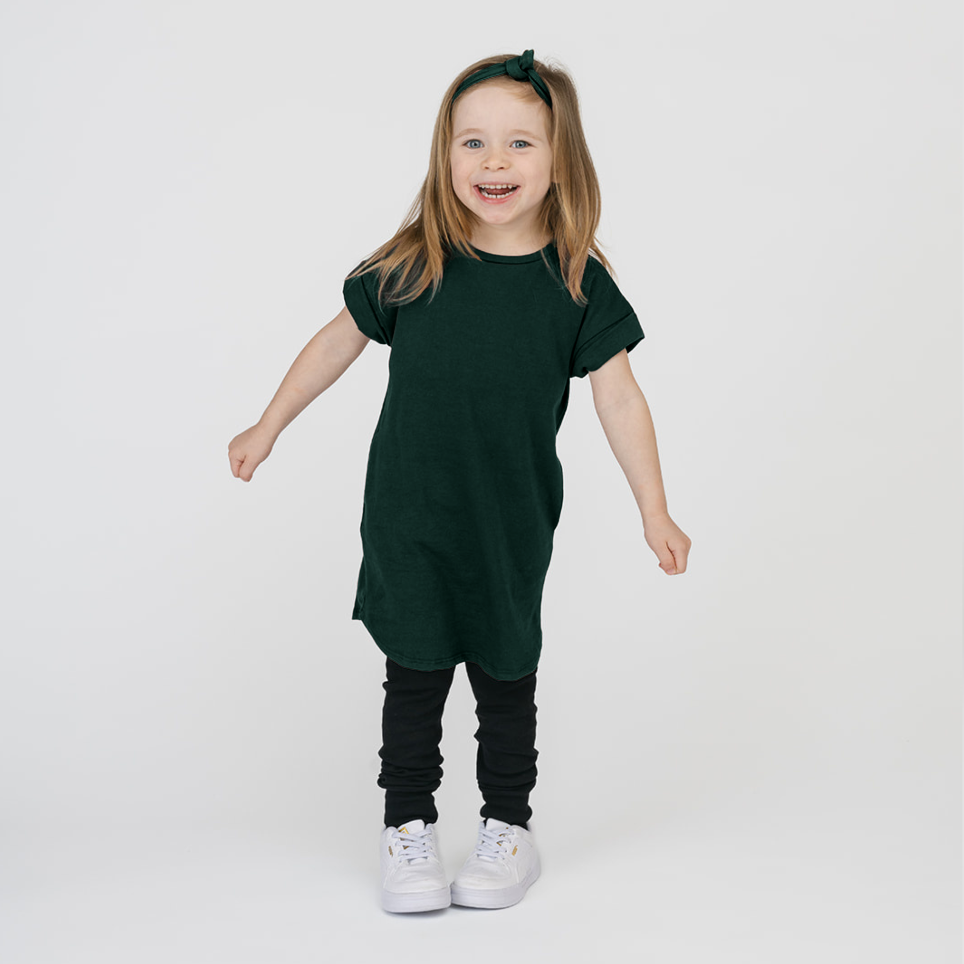 Robe nuage à manches retroussées 