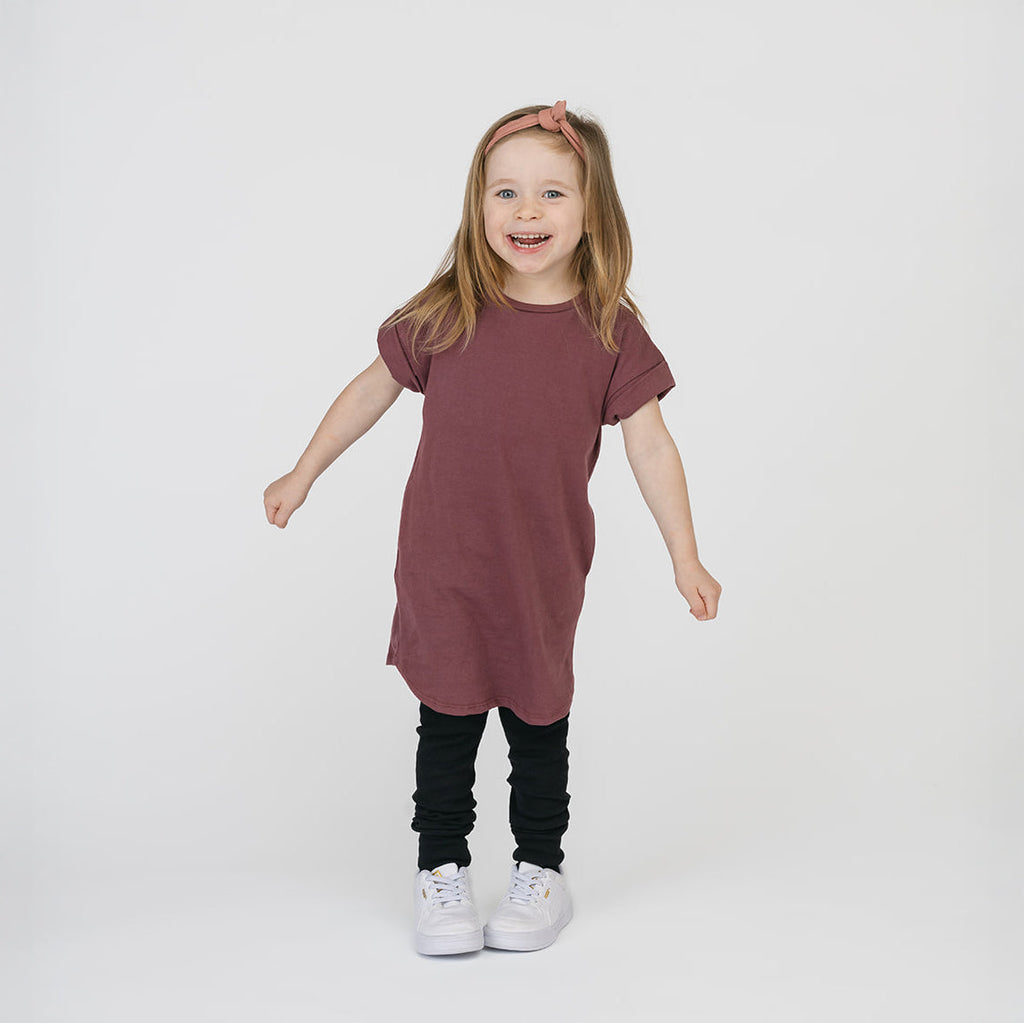 Cloud Rolled Sleeve Dress