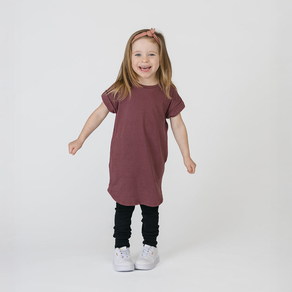 Cloud Rolled Sleeve Dress