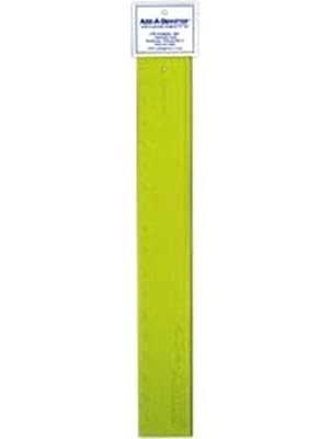 Ajouter une règle jaune d'un quart de 1/4"