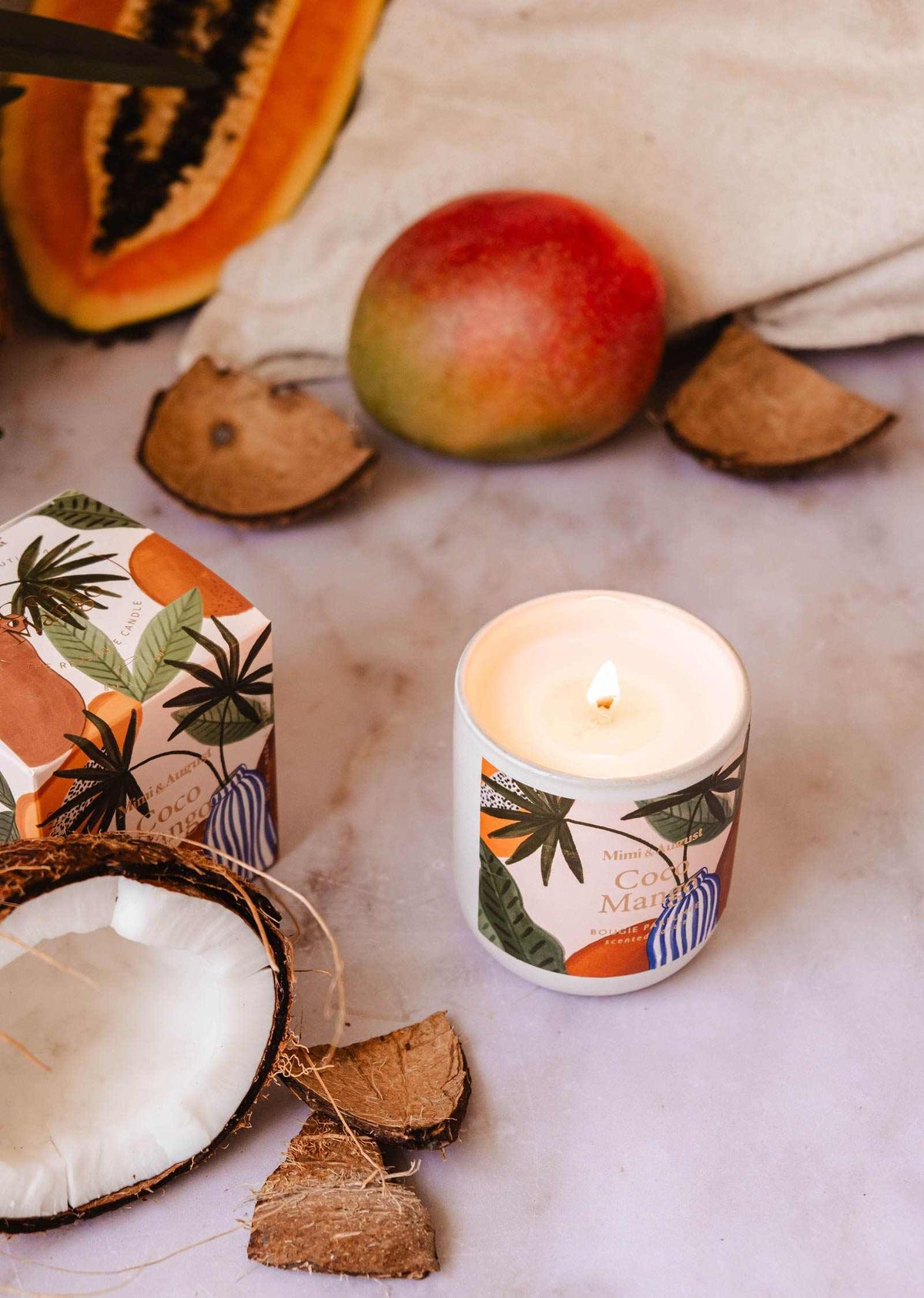 Coco Mango - Chandelle Réutilisable