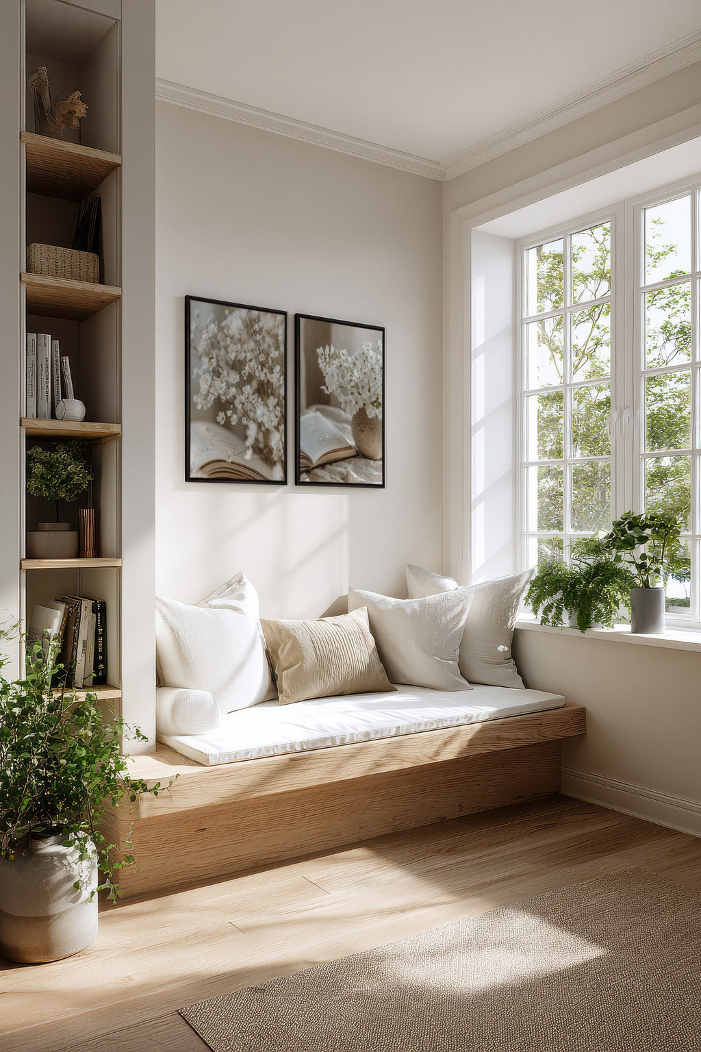TIMELESS BEAUTY DUO (2 Stretched Canvas Artworks)