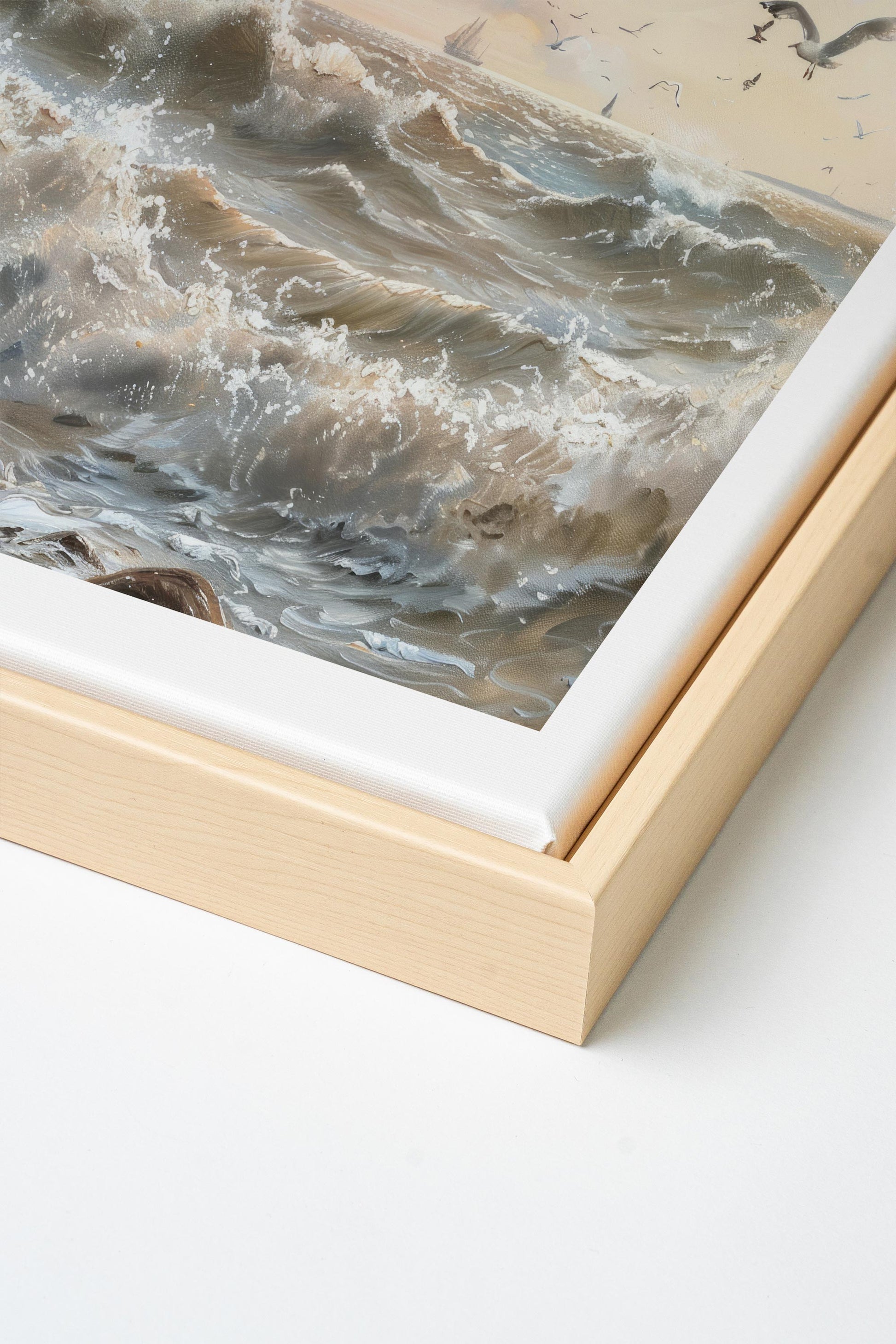 JOURNEY OF WAVES, Stretched Canvas Artwork