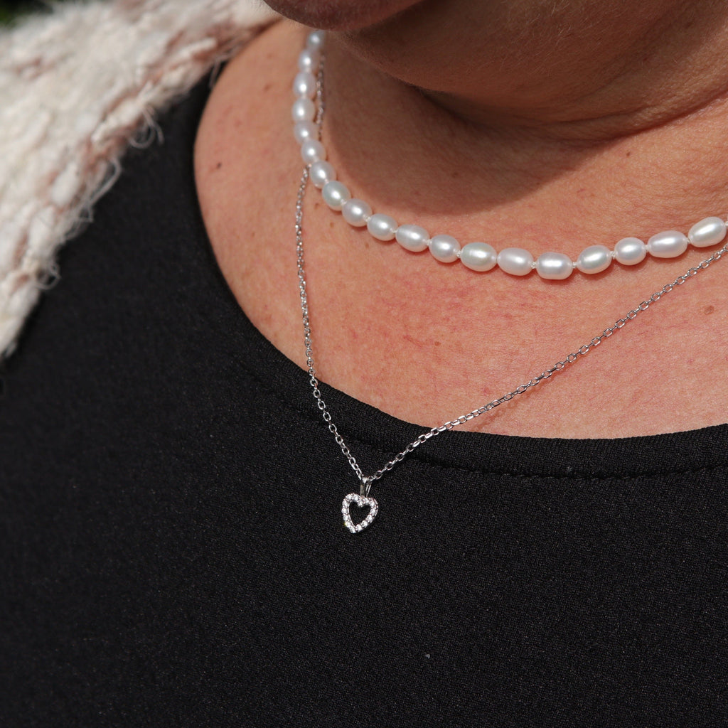 Sterling Silver Heart Necklace