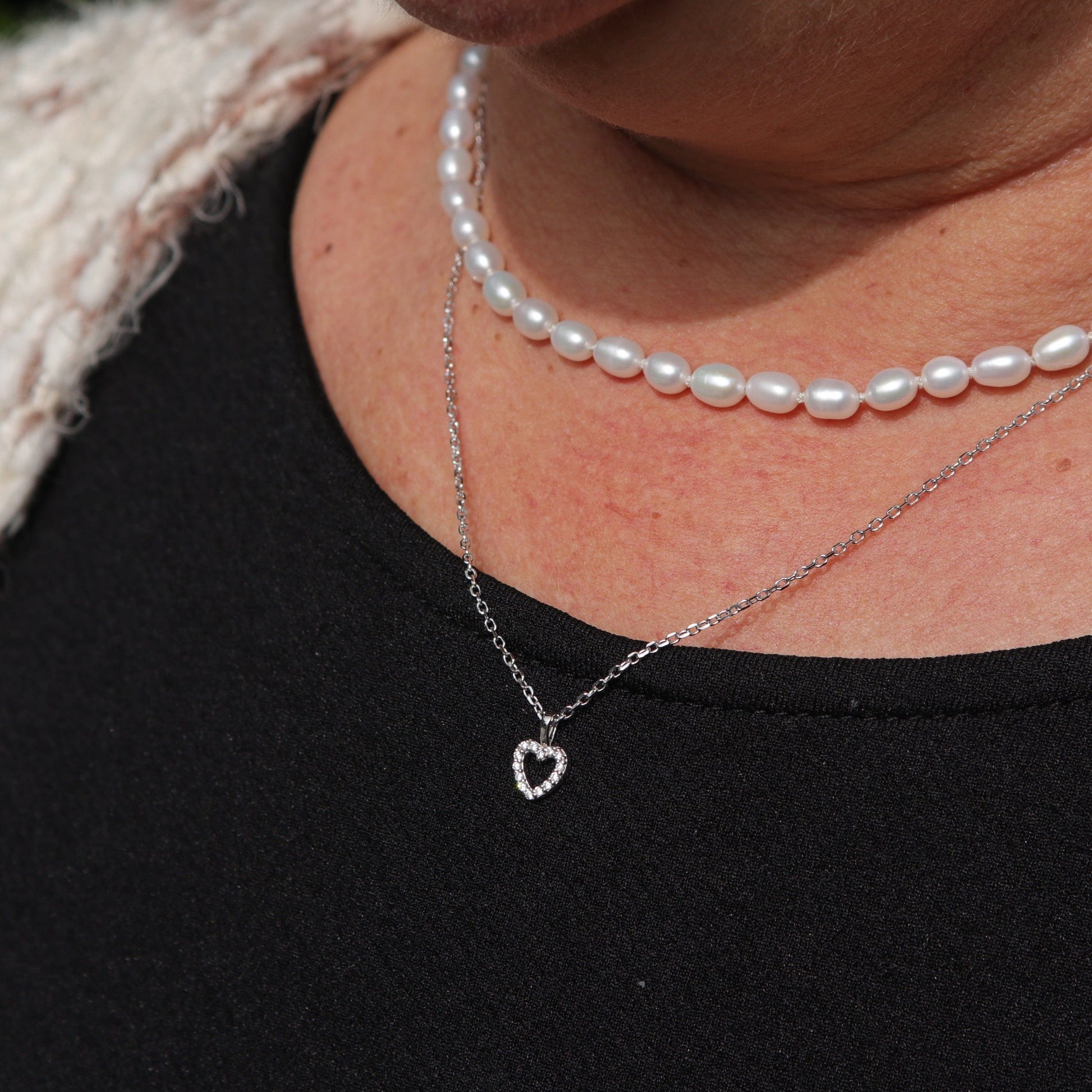Sterling Silver Heart Necklace