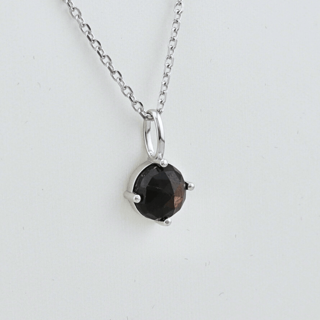 Sterling Silver and Golden Sapphire Necklace