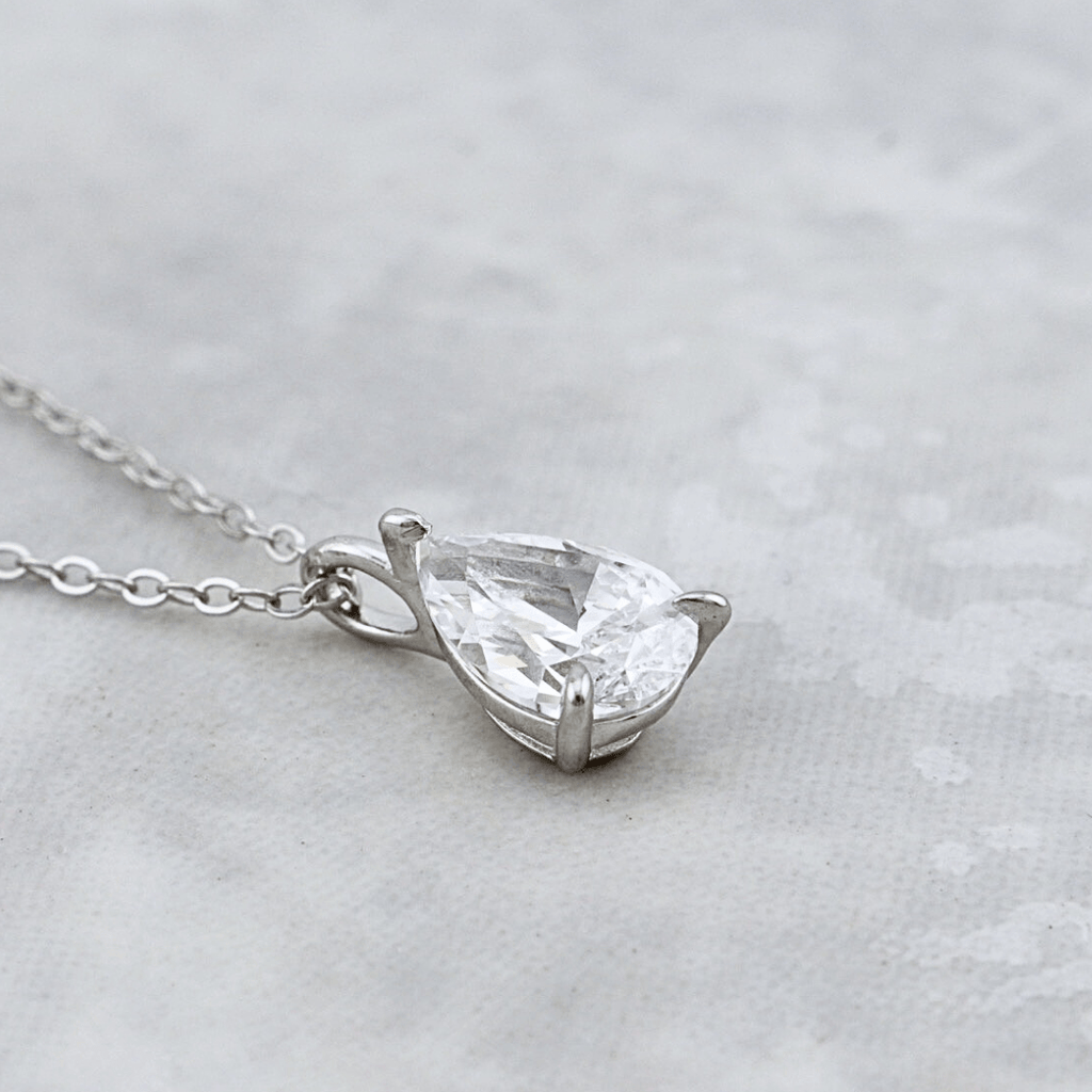 Sterling Silver Drop Necklace