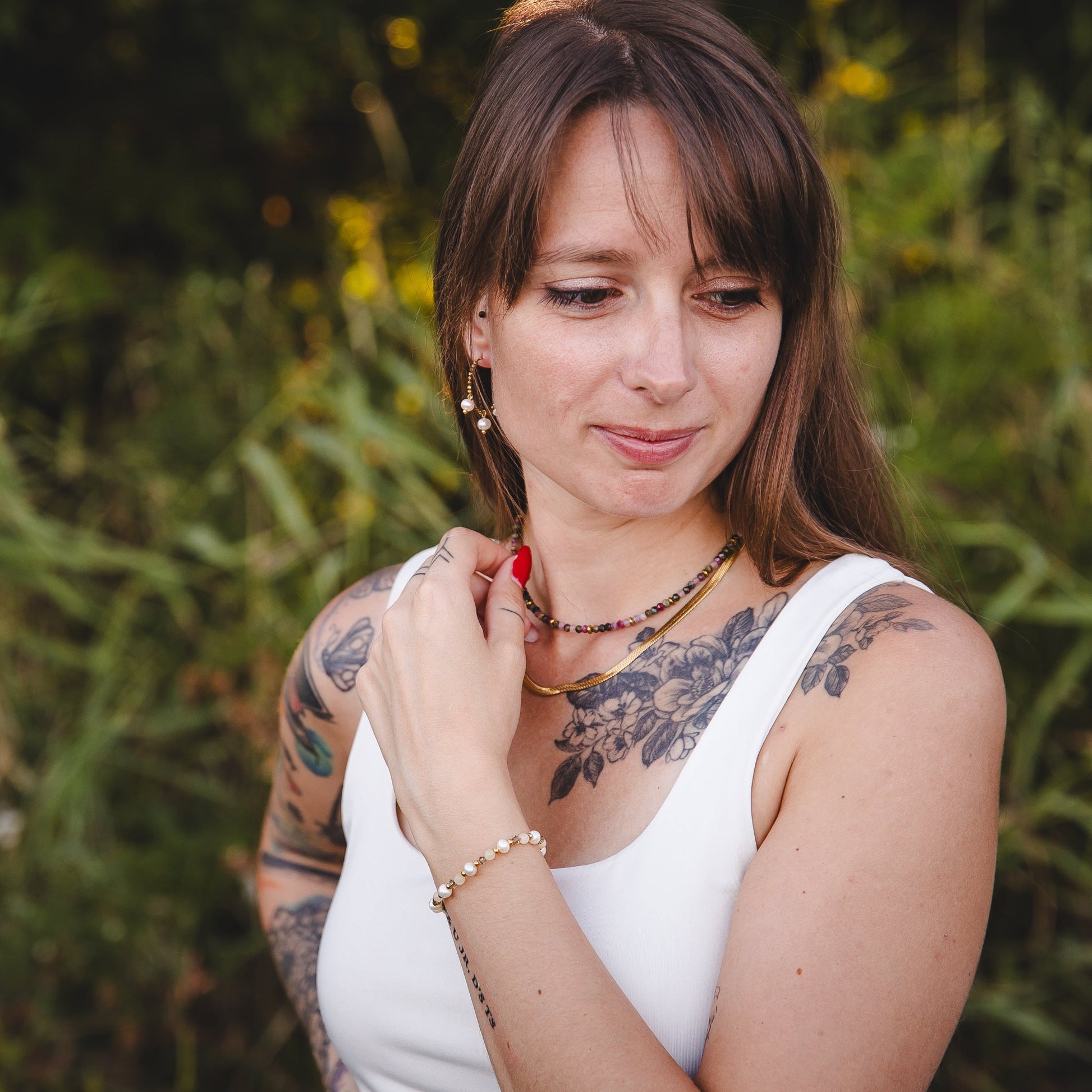 Collier en tourmaline et hématite | IRIS