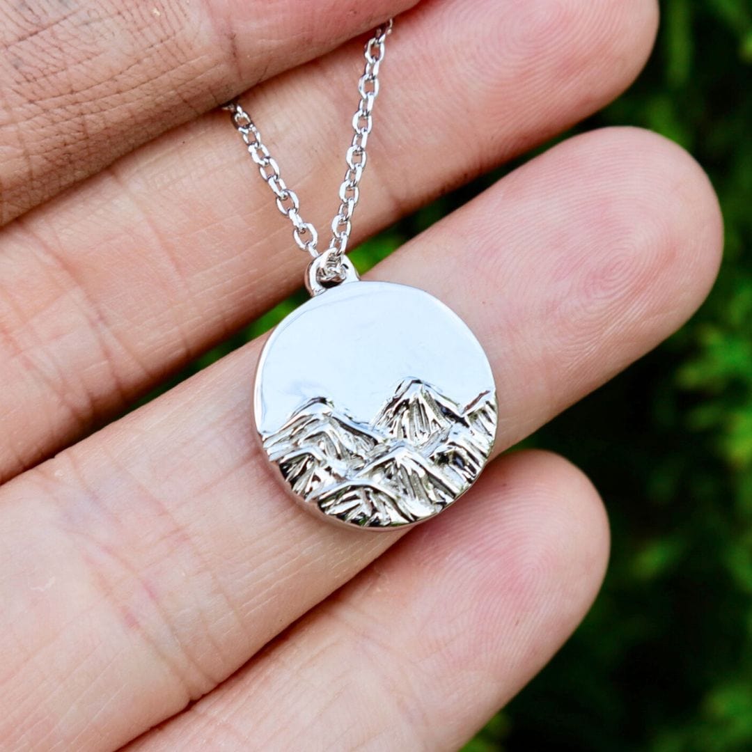 Canadian Rocky Mountains Sterling Silver Necklace